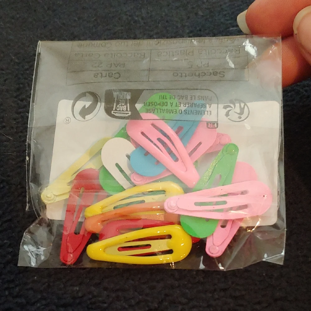 Colorful Hair Clips Set